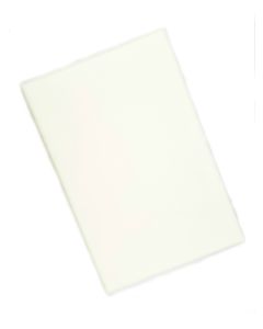 1" Poly Top Cutting Board 3x2 ft - White