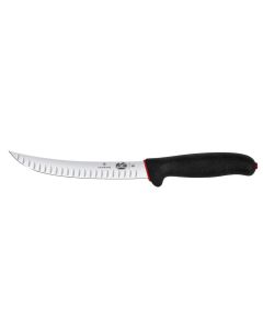 Victorinox Dual Grip Slaughter knife 10” curved, narrow blade, fluted edge (25cm)