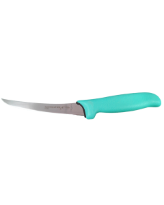 F Dick 6&quot; Curved Boning Knife - Semi Flex- Expert Grip - Green