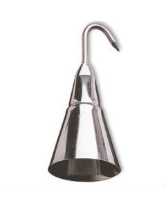 Bell Scraper With Hook - Stainless Steel