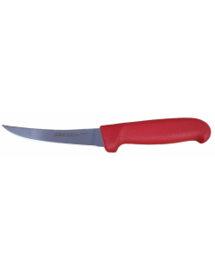 BEW 5" Semi Flexi Curved Boning Knife - Red