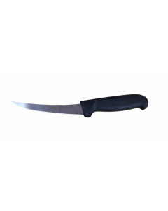 BEW 6" Semi Flexi Curved Boning Knife - Black