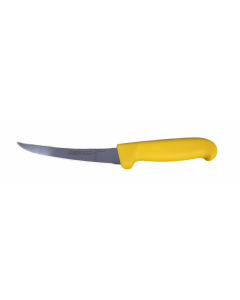 BEW 6" Semi Flexi Curved Boning Knife - Yellow