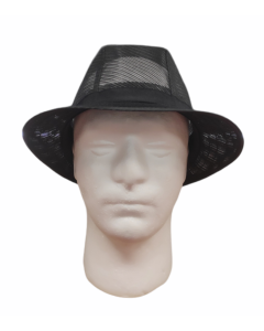 Black Butchers Trilby Hat - Large