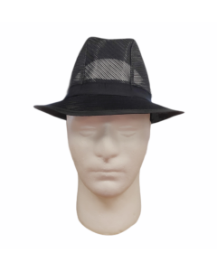 Black Butchers Trilby Hat - Medium