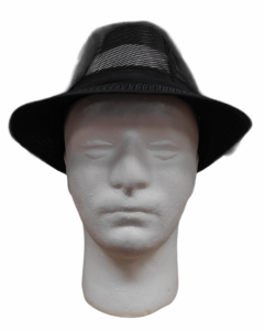 Black Butchers Trilby Hat - Small