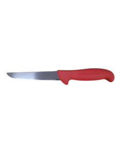 F Dick 6" Straight Boning Knife - Red