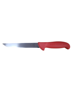 F Dick 7" Straight Boning Knife - Red