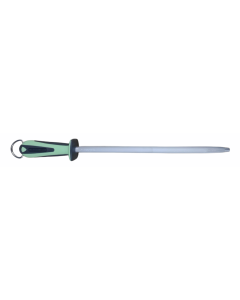 Fischer Ergonomic Handle Round Steel 30cm - Green