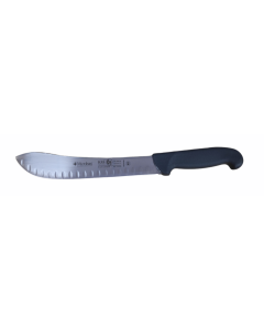 Icel 10" Schmitar Steak Knife Granton Edge (25cm) - Black