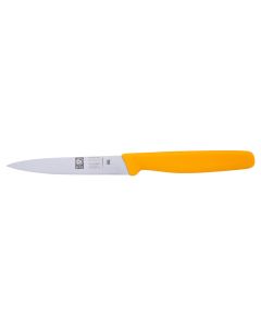 Icel 10cm Paring Knife - Pointed Tip - Yellow