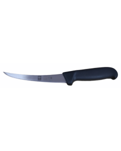 Icel Boning knife 6" Curved Blade Black