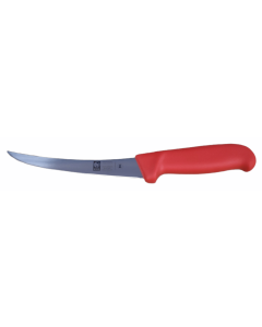 Icel Boning knife 6" Curved Blade Red