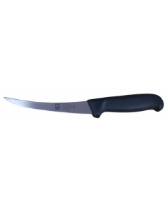 Icel Boning knife 6" Curved Flexi Blade (15cm) Black