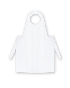 White PE Disposable Apron