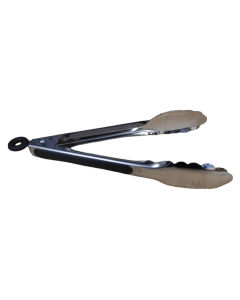 Stainless Steel Serving Tong - Black Handle