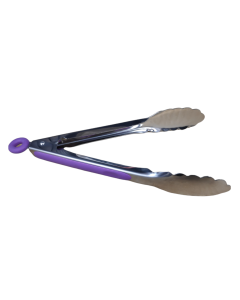 Stainless Steel Serving Tong - Purple Handle