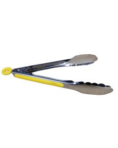 Stainless Steel Serving Tong - Yellow Handle