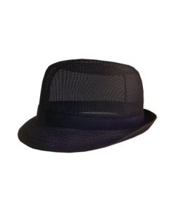 Black Butchers Trilby Hat