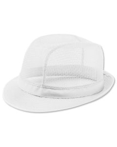 White Butchers Trilby Hat