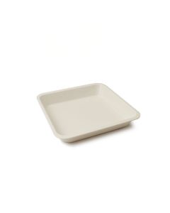 White Piazza Melamine Display Tray 25x25x4cm