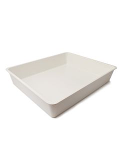 White Piazza Melamine Display Tray 50x40x9cm