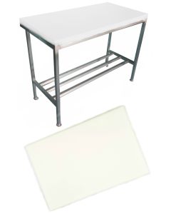 1” White Polytop & Polytop Tables 2ft x 2ft