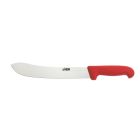 BEW 10" Butchers Thick Blade Steak Knife - Red