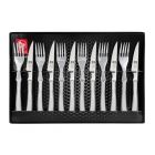 Icel Steak Knife & Fork Set - Stainless Steel