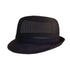 Black Butchers Trilby Hat