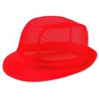 Red Butchers Trilby Hat