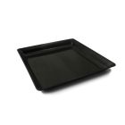 Black Elegant Melamine Display Tray 37x37x3.4cm