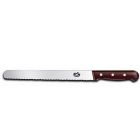 Victorinox Rosewood Serrated Slicing Knife - 30cm Round Tip